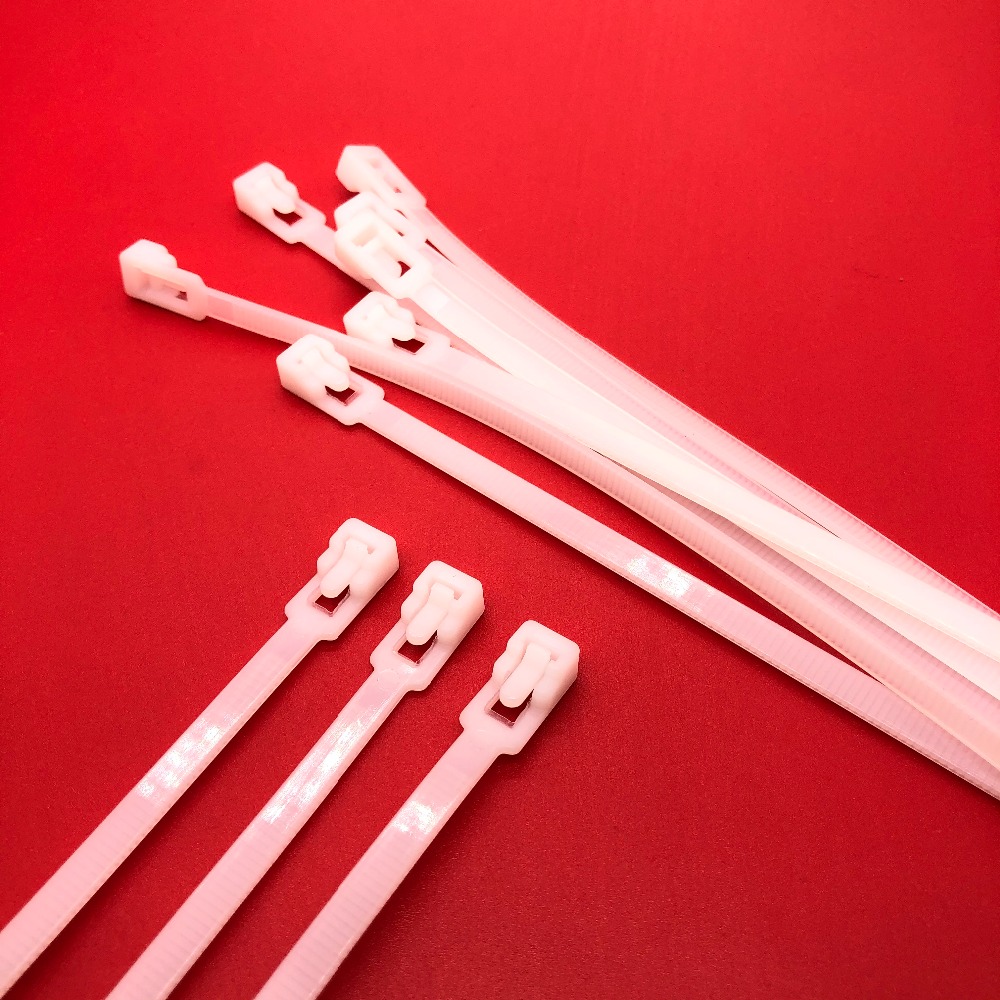 Releasable Quick Release Cable Ties Colorful Reusable 5*200MM