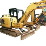 komatsu mini crawler excavator PC56 Used digger KOMATSU PC56 Komatsu Excavator