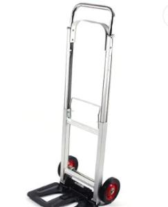 China 80KG Load Aluminum Hand Truck Folding Heavy Duty Hand Cart wholesale
