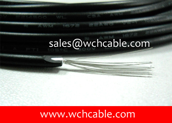 UL3266 Pure Copper Conductor Irradiation XLPE Hook-up Wire Rated 125℃ 300V