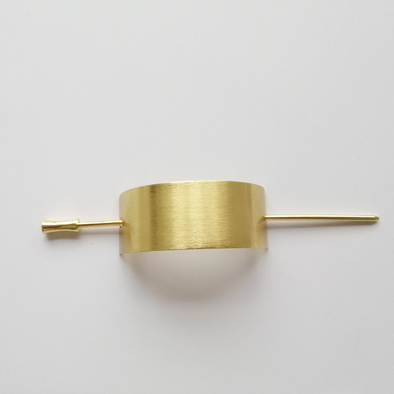 Porcelain Decorative Hair Sticks Vintage Style Golden Metal For Women 6.2x2x2.5cm