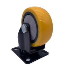 China 125 mm PU Caster with 360 Degree Top Plate wholesale