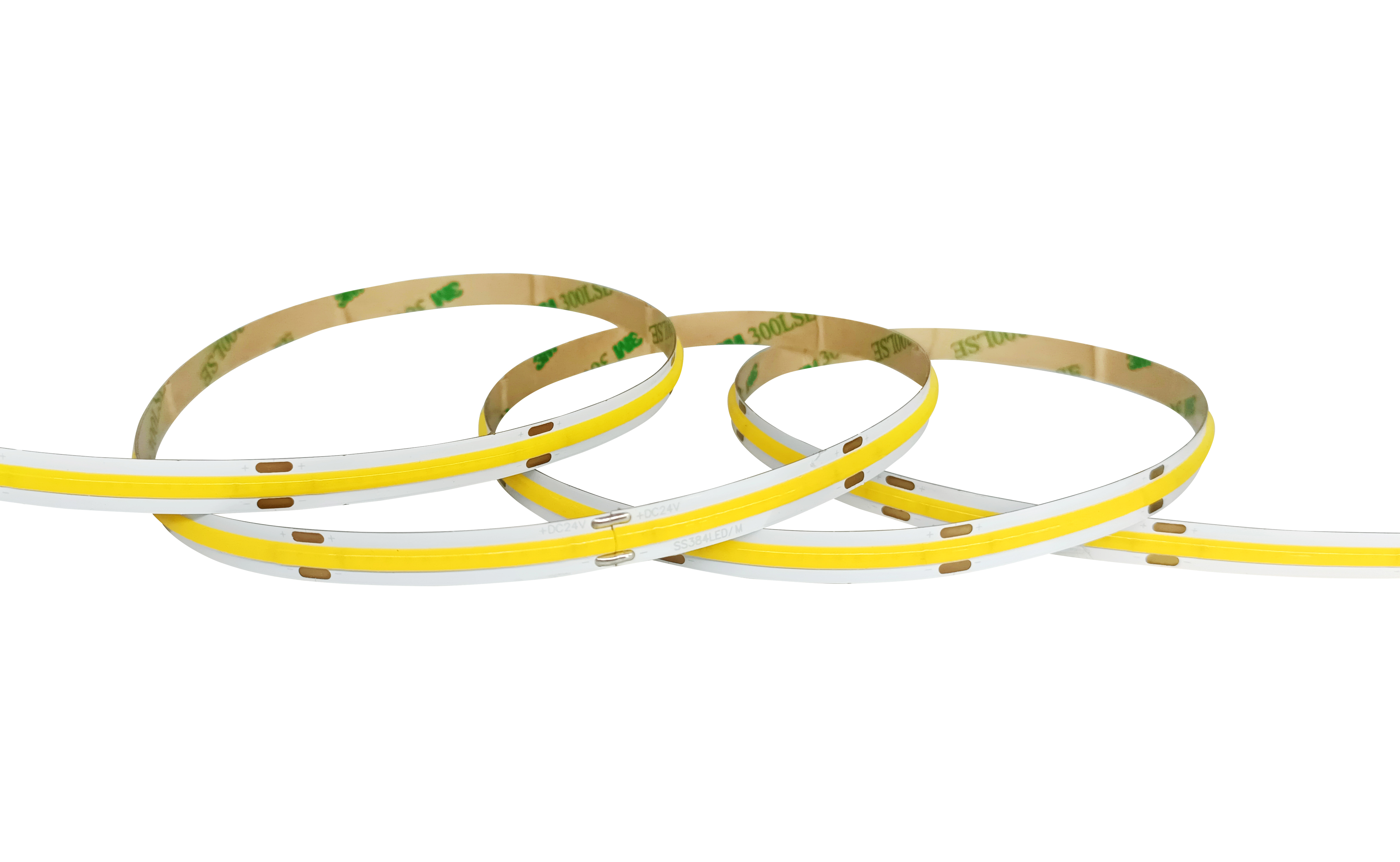 COB Inverted DC12V 24V Flexible LED Soft Light Strip Self Adhesive