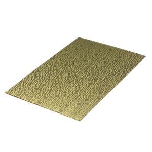 China 1mm Thick Prime Cold Rolled Stainless Steel Sheet Champange 304 316 Decorative Metal wholesale