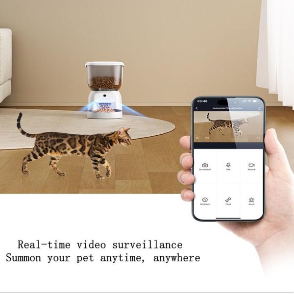5G WiFi Connection Pet Smart Feeder ​with Adjustable Portion Size UV Light