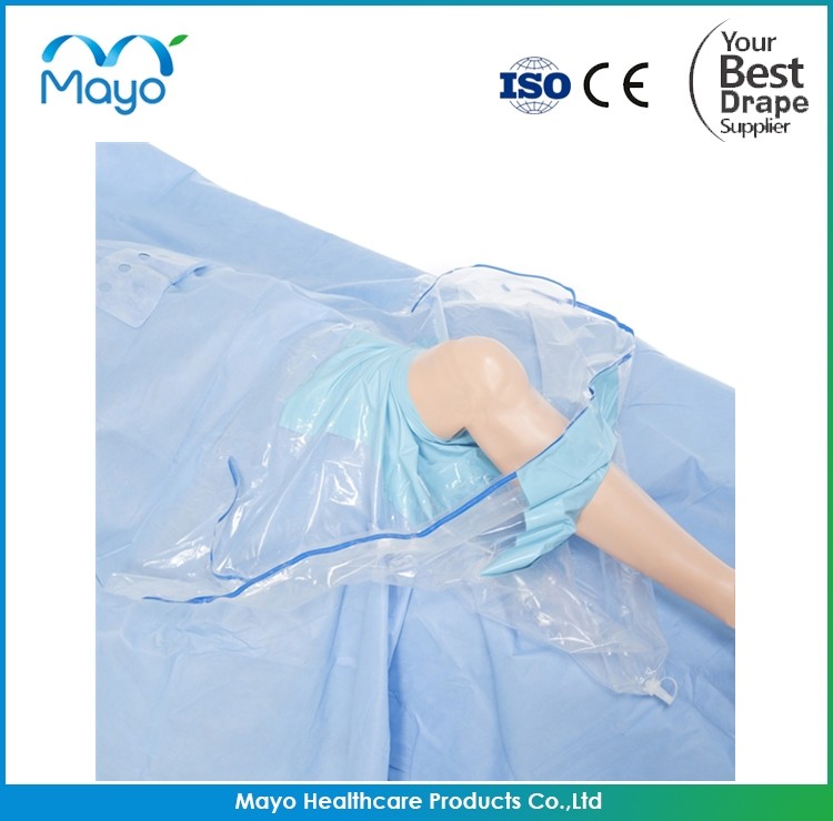 45gsm SMMS Knee Arthroscopy Drape Disposable Surgical Drapes OEM
