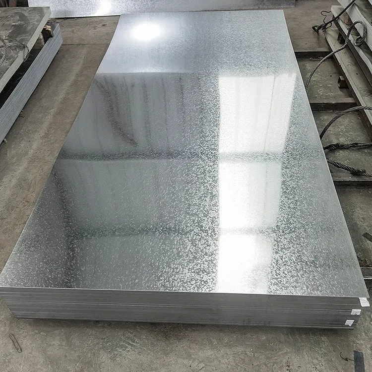 Z180 Z275 Galvanized Steel Sheet Mill Edge Minimum Spangle ISO Certificate