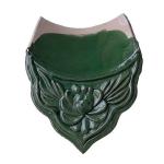 Natural Ceramic Material Chinese Temple Roof Tiles Celadon Glazed