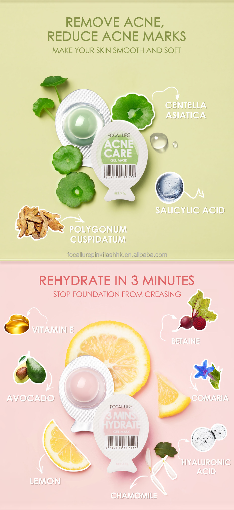 Focallure FA-SC04 Egg Face Mask Skin Care Products Anti Aging Moisturizing Face Beauty Sleep Cream Mask