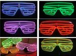 Shutter Shade El Wire Glasses