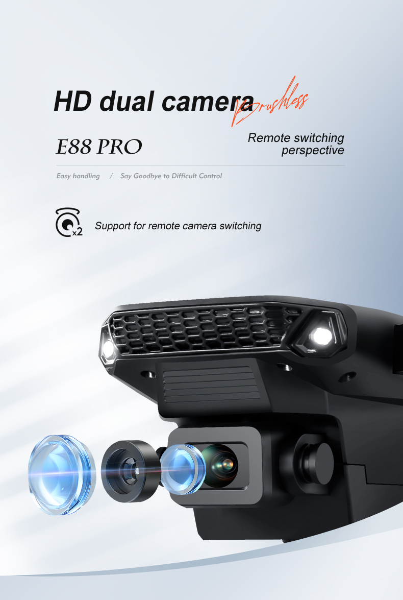 W18Hw Drone For Agriculture Inspection With Headless Mode And 360° Special Effects Rolling For Custom Flight Path Setting