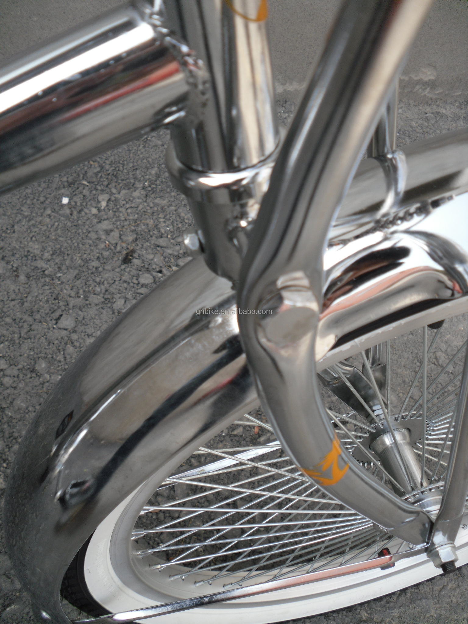20 Inch Steel CP Frame Coaster Spring Fork Mini Child Lowrider Bike with Ordinary Pedal