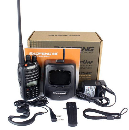 BF-UVB5 UV B5 Walkie Talkie 5 Watt 99 Channels FM Portable Two Way PMR Radio UV