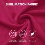 Breathable Custom Football Jerseys Soft Resist Moisture Wicking Red Football