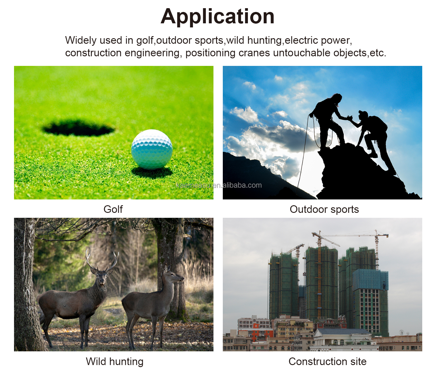 customized professional outdoor rangefinder laser digital golf rangefinder