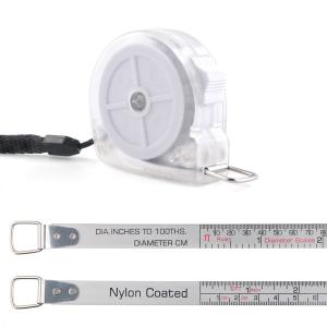 China 100 TH 2 Meter Diameter Tape Measure , Imperial Metric Pipe Circumference Tape wholesale