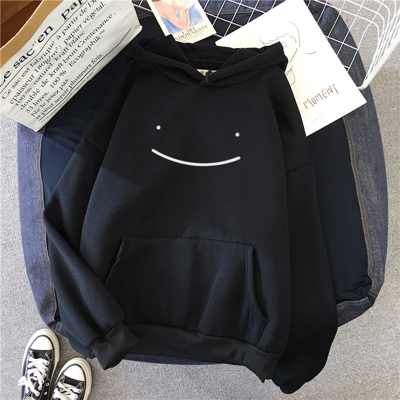 Polyester Hoodie Sweatshirts For Sublimation Printing Smile Face Women'S Casual Sporty Pullover Hoodies Unisex