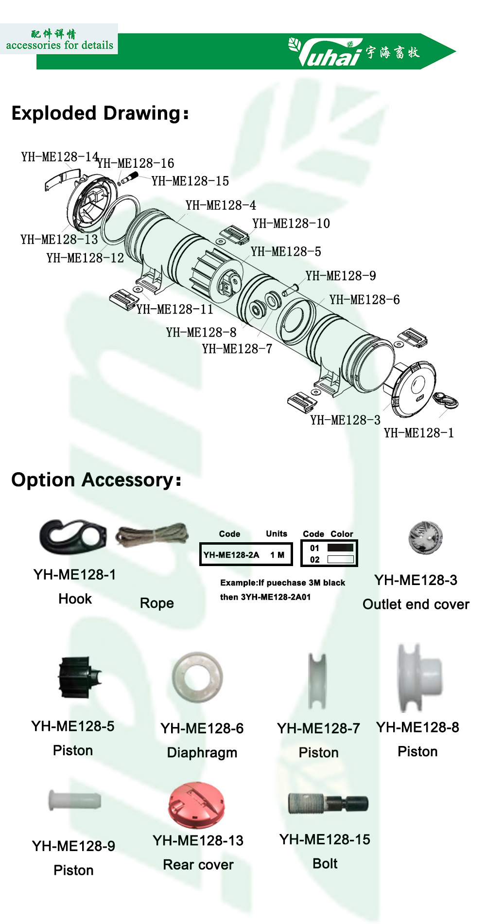 M6 ACR Cylinder Takeoff Vacuum Cylinder For Milking Parlor