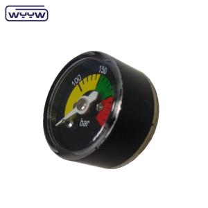 China 250 Bar 300bar 1 Inch 25mm Mini Pressure Gauge Manometer M10X1 wholesale