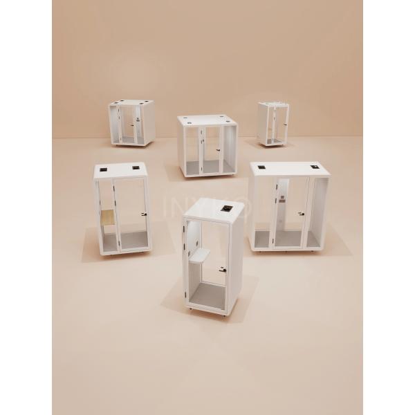 Soundproof Phone Pod with 35-45 dB Soundproofing and 5 Year Warranty for 2 Person Seating