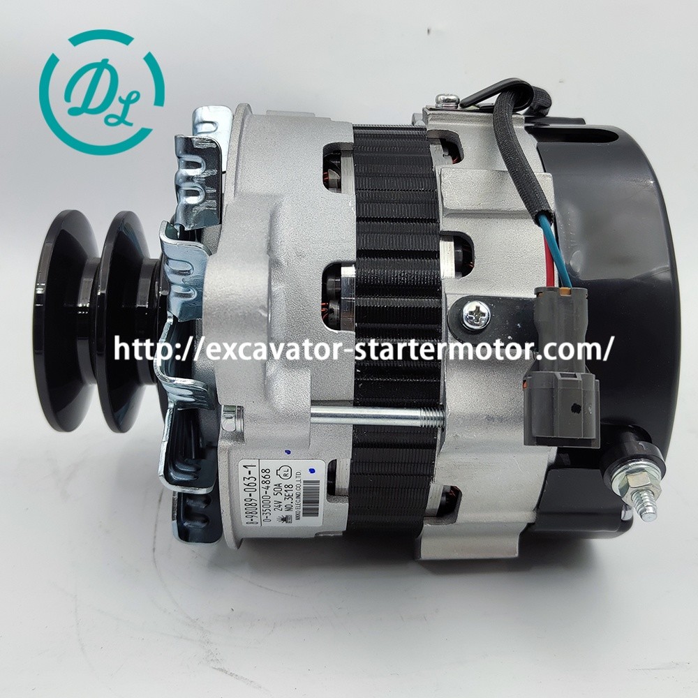 4LE2 Engine Alternator Excavator 0-35000-4868 8-98089063-0 SH75X-3B