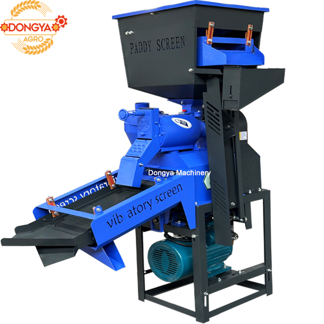 4HP Single Phase 6N50L Vibration Rice Mill Machine with Destoner and Sorting Feature