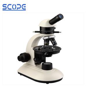 China Economical Teaching Polarized Light Microscopy / Monocular Compound Microscope wholesale