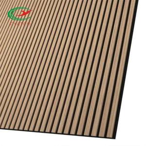 China Tasteless Acoustic Slat Wall Panel Sound Absorbing Multiscene wholesale