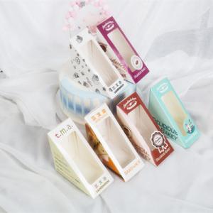China Triangle Wedge Kraft Paper Takeaway Sandwich Boxes With Window wholesale