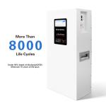 10KWH Long Life 48V Solar Battery 7-inch Touchable Screen 51.2V 200AH LiFePO4