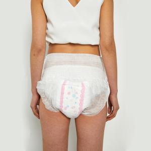 China Adults' Fluff Pulp Women's Menstrual Underpant Sanitary Pad Pants Disposable Period Pants wholesale
