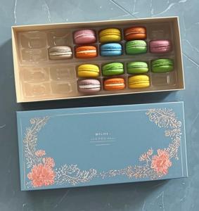China Macaron Paper Box Packaging Macaron Display Stand Macaron Tray Macaron Gift Box Chocolate Packaging wholesale