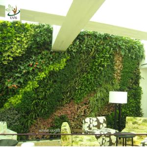 China UVG GRW030 Green Color Artificial Plants and Flowers for Outdoor Garden wall Grass Walls wholesale