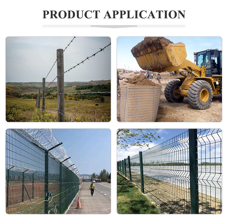 Galvanized Pvc Stainless Steel Concertina Razor Barbed Wire Fencing Wire