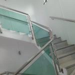 Stainless Steel 1.2mm 1.5mm 2mm Inox Glass Handrail Fence Good Corrosion