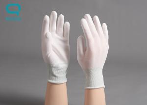 China ESD PU Palm Coated Cleanroom Gloves Anti Static Electronic wholesale