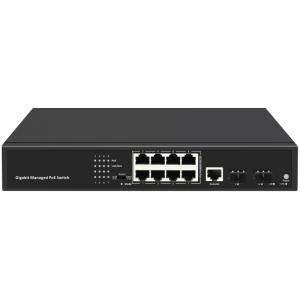 China Managed PoE Industrial Ethernet Switch 8 Ports 8K Multipurpose wholesale