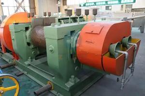 China 110kw Rubber Crusher For Waste Tyre Recycling Production Rubber Powder With PLC Control wholesale