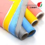 Oil Pipeline Insulation Silicone Coated Fiberglass Fabric Material 0.4mm
