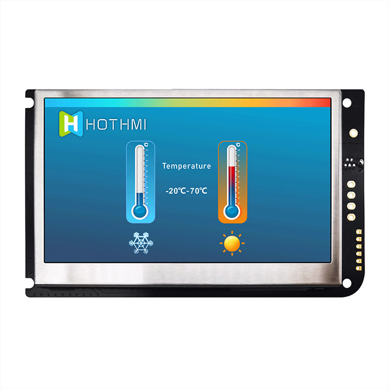 4.3 Inch UART Resistive Touch Screen TFT LCD 800x480 Display With Lcd Controller Board