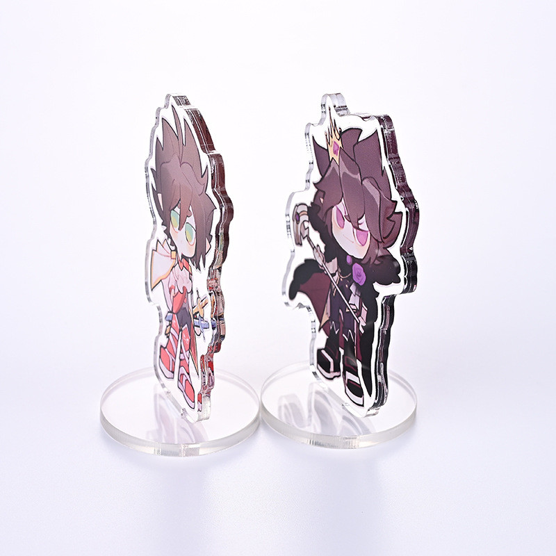 Personalized Stand Up Acrylic Sign Holder For Cartoon Anime Gaming Merchandise