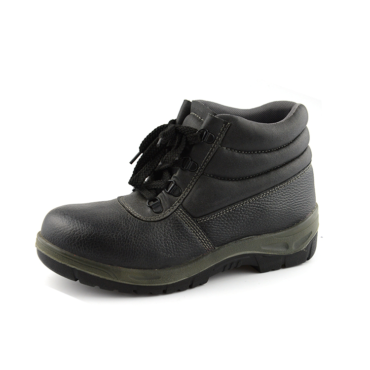 UB-136 High Feet Protective Genuine Buffalo Leather Work Safety Shoes CE EN20345