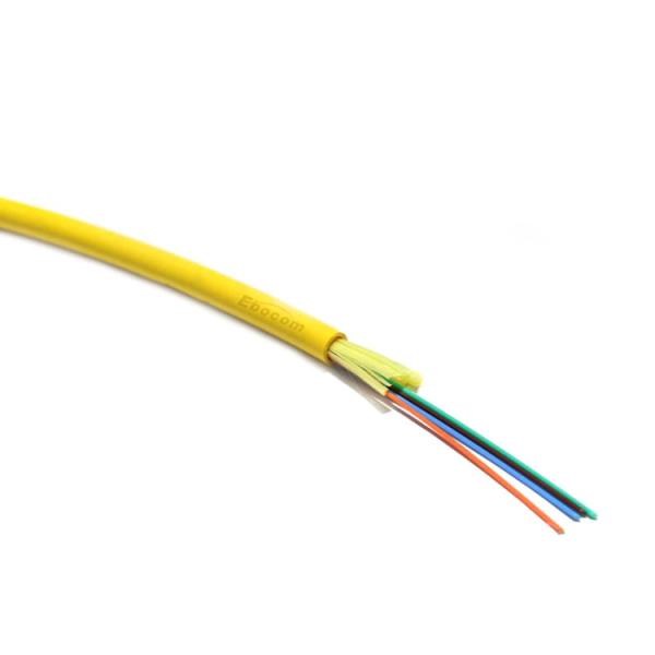 Indoor Flexible GJFJH Fiber Optic Cable LSZH Jacket Tight Buffer Fiber Cable for