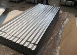 China 800mm Galvalume Corrugated Roof Sheets 0.12mm Corrugated Metal Panels wholesale