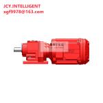 1.1 KW Motor Gear Unit Induction Motor Gearbox Red Customized
