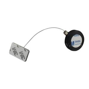 China Round Anti-theft Retractors Plus Rectangular Adhesive metal Plate wholesale