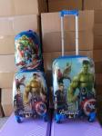 4 Wheels Practical Cartoon Trolley Bags , Lightweight Youth Luggage Sets
