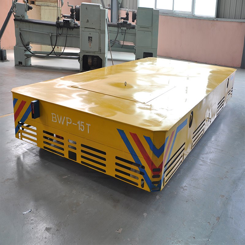industrial battery supply electric platform trolley no rail dolly for die and mold transfer cargo