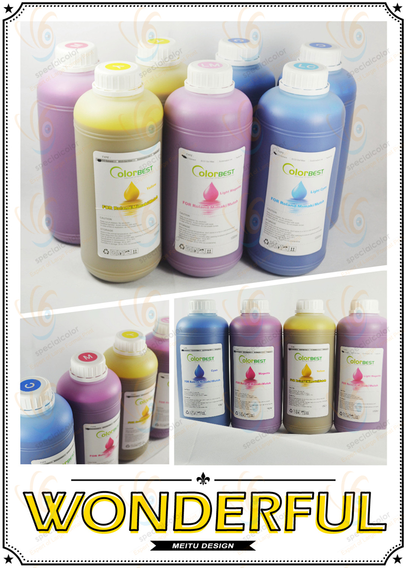 Eco Solvent Bulk Ink For Roland Mimaki Mutoh Printers