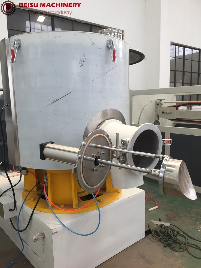 UPVC / CPVC / PVC Powder Industrial Mixer Machine Twin Jacket With Thermal Insulation